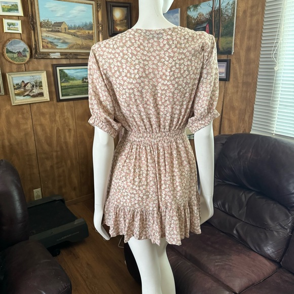 Faithfull the Brand Margot Tie Front Cutout Dress - Picture 4 of 5